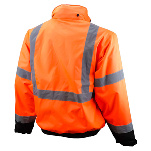 Chaqueta Reflectante Impermeable de Alta Visibilidad con Tela Fluorescente Brillante para Trabajadores de Carreteras y Equipos de Control de Tráfico - Product Image 2