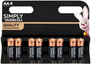 Pila Alcalina Serie Simply 8 Unidades Stilo 1,5v - Product Image 1