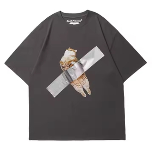 T-shirt polo en coton et polyester de grande taille unisexe pour hommes et femmes T-shirt graphique surdimensionné à sept tailles produit - Product Image 6