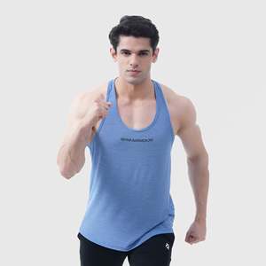 Elite Grip Men's Light Blue Tank <b>Top</b> - Product Image 4