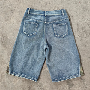 Overol de Mezclilla Desgastada con Logotipo Personalizado Bordado de Alta Calidad OEM, 100% Algodón, con Cordón Ajustable, Formal para Hombre - Product Image 2