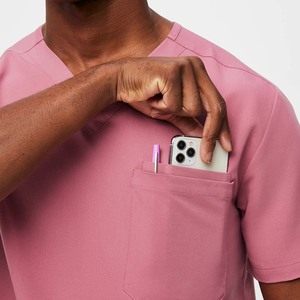 Uniforme médical élégant pour hommes, tenue d'infirmière, conçu et tissé sur mesure, dernière collection en gros pour médecins et infirmières - Product Image 3