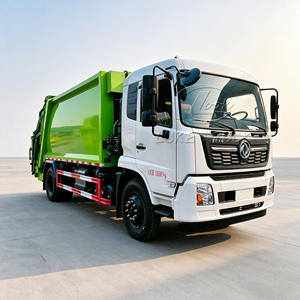 Dongfeng Kinland รถบรรทุกอัดขยะ4x2 18CBM อัดขยะไฮดรอลิคปรับแต่งได้ - Product Image 4