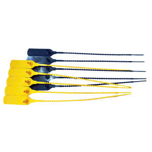 Sceaux de sécurité en plastique PP Folin 340 mm certifiés ISO9001, application jetable pour emballage à déchirer, vente en gros, origine Vietnam - Product Image 1