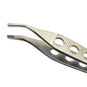 Pinzas de tejido Adson, pinzas de 5 agujeros, mango Manual ligero, base de instrumentos quirúrgicos de la mejor calidad - Product Image 2