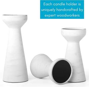 Chaud en vente pièce maîtresse de table en bois fabriqué à la main support de bougeoir occasionnel de mariage et de fête écologique à vendre - Product Image 6