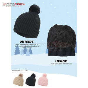 Bonnet respirant pour femmes tricot léger idéal pour tous les jours automne mode bonnet tricoté pour les femmes - Product Image 3