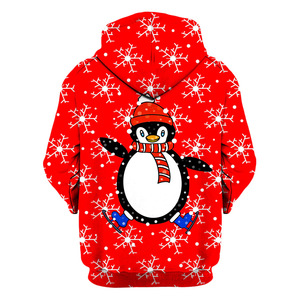 Sudadera con Capucha Unisex Informal de Alta Calidad a Bajo Precio con Diseños Navideños Estampados y Bordados 2025 - Product Image 4