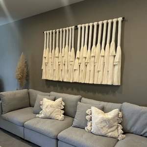 Decoración de Pared Bohemia de Lujo, Tapiz Mexicano de Zacaton y Lomas, Tapiz de Macramé, Elegante Estilo Mexicano - Product Image 3