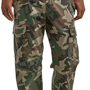 Custom Casual Multi Pocket Straight Outdoor Hiking <b>Cargo</b> <b>Pants</b> <b>Men's</b> Elastic <b>Camo</b> <b>Pants</b> Windproof Denim <b>Cargo</b> for <b>Men</b>' <b>Pants</b> - Product Image 4