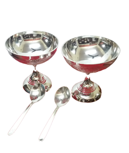 Tazón de helado de acero de 2 piezas y tamaño personalizado precio barato y uso hecho a mano al mejor precio - Product Image 1