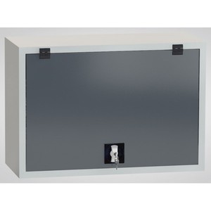 Armadio a muro - 400 x 725 x 350 mm H x L x P con porta a ribalta bloccabile e 1 ripiano - Product Image 3