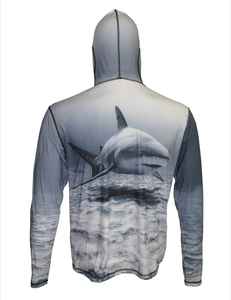 Sweat à capuche de pêche léger avec tissu évacuant l'humidité à manches longues Performance à séchage rapide et ajustement confortable pour les sports de plein air - Product Image 5