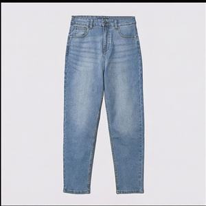 Pantalones Vaqueros de Pierna Ancha para Mujer, Cintura Media, Estilo Holgado, Rectos, Elegantes, a la Moda, Pantalones de Calle para Mujer - Product Image 1