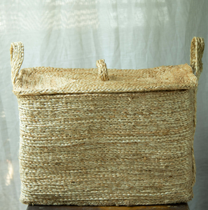 Trenza de yute hecha a mano, cesta redonda biodegradable y sostenible ecológica, nuevas bolsas de yute trenzadas, cestas cilíndricas al por mayor - Product Image 3