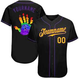 Sublimated Custom Printed Baseball & Softball Jerseys 100% Polyester Breathable Quick Dry Performance Uniform - Product Image 1