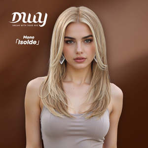Isolde-DWY 18-Inch Glueless Lace Front Synthetic <b>Wig</b> High Quality Heat Resistant Fiber 32 Inches Stretched Layered Transparent - Product Image 1