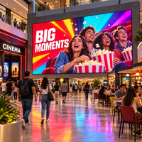Mur vidéo LED intérieur haute fréquence de rafraîchissement P3.076, installation fixe, écran publicitaire LED couleur pour la publicité dans les centres commerciaux