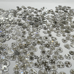 Tự nhiên Trap Diamond Slice độc đáo bức xạ mô hình thô hình học cắt - Product Image 3