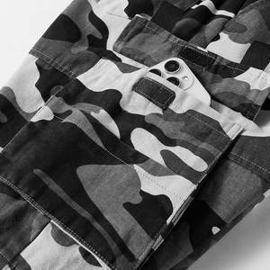 Personalizado de secado rápido transpirable elástico Spandex poliéster Cargo ropa de hombre de talla grande pantalones cortos de hombre de estilo callejero - Product Image 5