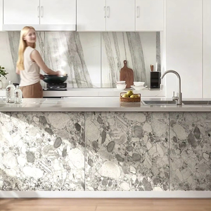 Hoja de chapa de piedra translúcida, azulejo de revestimiento de mármol Flexible de bajo costo para decoración del hogar rentable - Product Image 1