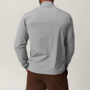 Men Full <b>Zip</b> Sweatshirt Without Hood Cotton Polyester Fleece <b>Jacket</b> <b>Gym</b> Wear Supplier Manufacturer - Product Image 2
