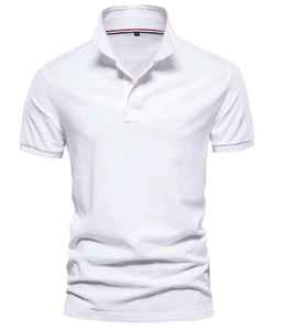 OEM personalizado 100% algodón de manga corta para hombre para Polo Casual bordado Jersey sólido de talla grande camiseta transpirable de talla grande - Product Image 1