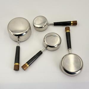 Cuchara Medidora de Café de Acero Inoxidable de Alta Calidad con Mango de Resina Negra, Utensilios de Cocina Ecológicos para Hornear, Cucharas Medidoras para el Hogar - Product Image 5