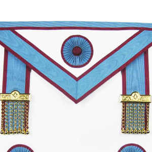 Delantal masónico Mark Masters Mason de calidad superior Delantal masónico Regalia hecho a medida a la venta - Product Image 5