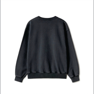 Sudadera de Invierno para Hombre de Alta Calidad OEM, con Forro Polar, Lisa, de Manga Larga, con Logotipo Personalizado Impreso Digitalmente, Cuello Redondo, Talla Grande - Product Image 5