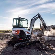 รถขุดขนาดเล็ก Bobcat E35 R2-Series สภาพเหมือนใหม่ แบบไม่มีการหมุนหาง รถขุดไฮดรอลิกขนาดกะทัดรัด พร้อมห้องโดยสารปิด ขาย - Product Image 6
