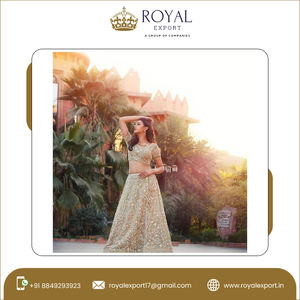 Lehenga Choli-Ropa Étnica de lujo de alta calidad, ropa de imitación con bordado de Georgette, 2023 - Product Image 6