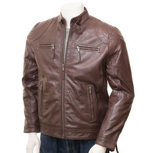 เสื้อแจ็คเก็ตหนังวัวแท้แบบ OEM ราคาดีที่สุดสำหรับผู้ชาย สไตล์ไฮสตรีท เหมาะสำหรับใส่ในฤดูหนาวและกิจกรรมกลางแจ้ง - Product Image 4