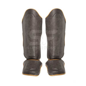 สนับหน้าแข้งชกมวยสวมใส่สบายพร้อมซับในที่ระบายอากาศได้ดีสำหรับการฝึกซ้อมเป็นเวลานานสนับหน้าแข้งที่มีประสิทธิภาพสูง - Product Image 1