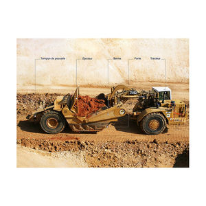 Racleurs d'occasion avec moteur, vente en gros, efficacité de raclage supérieure, poids opérationnel de 22 tonnes - Product Image 1