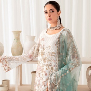 ชุดเดรสชีฟองสำหรับผู้หญิง10ชุดเดรสสำหรับงานปาร์ตี้คอลเลกชันงานแต่งงานแบบดั้งเดิม3ชิ้นแบบหรูหรา - Product Image 3