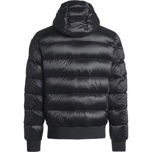 Chaqueta acolchada de invierno para hombre de tamaño personalizado 2025 de calidad superior con cierre de cremallera con capucha - Product Image 3