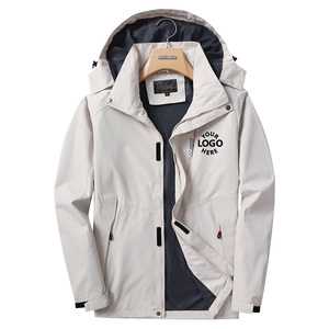 Chaquetas cortavientos impermeables con logotipo personalizado para hombres, mujeres, hombres, chaquetas de talla grande, senderismo, chaqueta de exterior de concha suave - Product Image 4