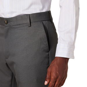 ชุดสูททางการสำหรับนักธุรกิจกางเกงสูทกลางแจ้งแฟชั่นสำหรับผู้ชายทันสมัยดีไซน์สีพื้น - Product Image 5