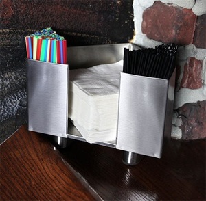 Porta Servilletas de Bar Premium con Diseño Abierto Moderno, Patas Estables, Fácil Acceso, Aspecto Elegante, Perfecto para Bares, Cafeterías y Restaurantes - Product Image 4