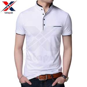 T-shirts pour hommes en coton 100% tricoté de qualité professionnelle, fabrication sur mesure, respirants, styles unis et imprimés, formels pour la vente en gros - Product Image 6