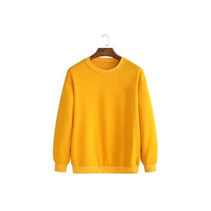 Superventas 100% algodón manga larga en blanco Color liso hombres sudaderas en diferentes diseños liso Regular Fit sudaderas para hombres - Product Image 1