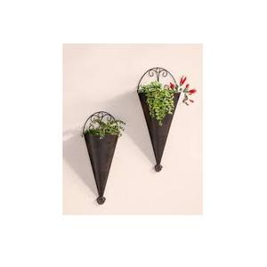 Conical Shape Design Iron Metal <b>Wall</b> Planter Wholesale Exporter New Design Handmade <b>Wall</b> Metal Planter Manufacturer - Product Image 1