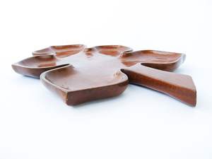 Assiette et bol en bois faits à la main de meilleure qualité Hôtel Ware Restaurant Assiette et plateau en bois naturel Fourniture en gros - Product Image 3