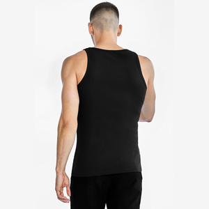 Tùy biến của nam giới thoáng khí dệt kim Tank Top nén thể thao quần áo được trang bị phòng tập thể dục ráp dây tập thể dục chạy SINGLET chặt chẽ - Product Image 3
