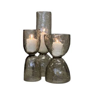 Top Seller <b>Tall</b> hour Glass <b>Vase</b> Glass <b>vase</b> / Candle Holder Available At Inexpensive Price - Product Image 3