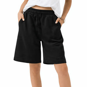 Shorts de sport pour femmes en molleton d'été, taille haute, respirants, chauds, pour la course à pied, la salle de sport, le fitness - Product Image 5