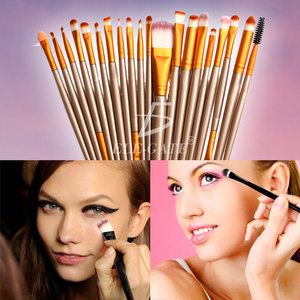 Kit Professionale di Pennelli per Trucco con 20 Pezzi in Setole Sintetiche per Viso, Guance e Labbra, per Sfumature, Campione Gratuito Disponibile - Product Image 3