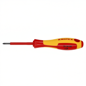 Knipex VDE Burnished Phillips <b>Screwdriver</b> for Cross Recessed Screws - Product Image 2