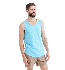 Vente en gros de débardeurs pour hommes débardeurs en coton avec logo personnalisé pour la course à pied sans manches vêtements de fitness débardeurs de gym pour hommes et l'entraînement sportif - Product Image 5